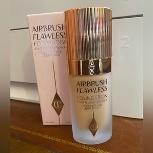 Charlotte Tilbury Airbrush Flawless Foundation.  New in box. 5.5 Warm.